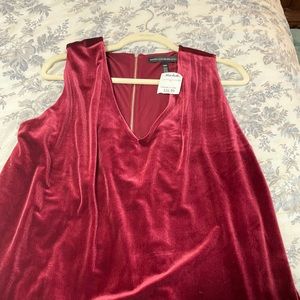 Red / Maroon velvet dress! Never been worn!